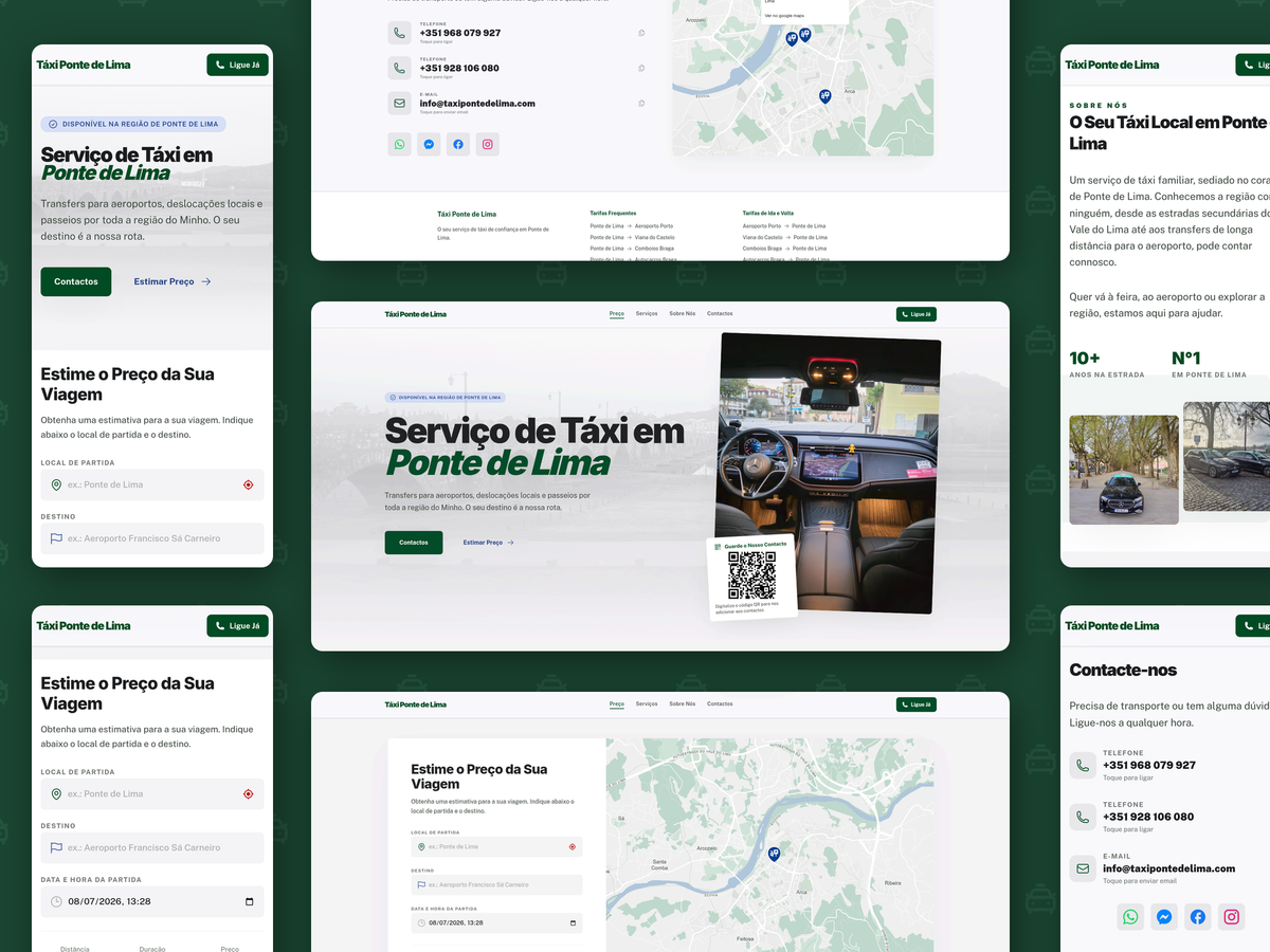Image demonstrating Taxi Ponte de Lima project